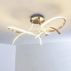 Hofstein Narwa Deckenleuchte LED Nickel-Matt, 1-flammig -LED Leuchten Verkäufe 2022 narwa deckenleuchte h3023716 13