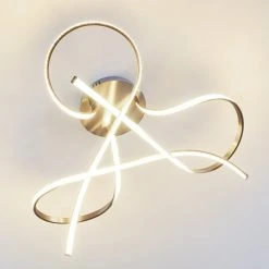 Hofstein Narwa Deckenleuchte LED Nickel-Matt, 1-flammig -LED Leuchten Verkäufe 2022 narwa deckenleuchte h3023716 15