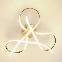 Hofstein Narwa Deckenleuchte LED Nickel-Matt, 1-flammig -LED Leuchten Verkäufe 2022 narwa deckenleuchte h3023716 22