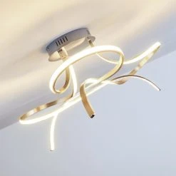 Hofstein Narwa Deckenleuchte LED Nickel-Matt, 1-flammig -LED Leuchten Verkäufe 2022 narwa deckenleuchte h3023716 6