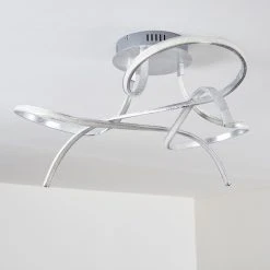 Hofstein Narwa Deckenleuchte LED Silber, 1-flammig -LED Leuchten Verkäufe 2022 narwa deckenleuchte h3023761 14