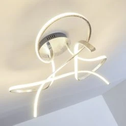 Hofstein Narwa Deckenleuchte LED Silber, 1-flammig -LED Leuchten Verkäufe 2022 narwa deckenleuchte h3023761 19