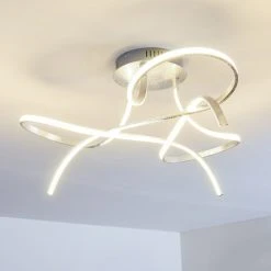 Hofstein Narwa Deckenleuchte LED Silber, 1-flammig -LED Leuchten Verkäufe 2022 narwa deckenleuchte h3023761 4