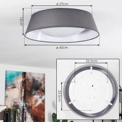 Hofstein Negio Deckenleuchte LED Wei&szlig;, 1-flammig -LED Leuchten Verkäufe 2022 negio deckenleuchte h3551400 3