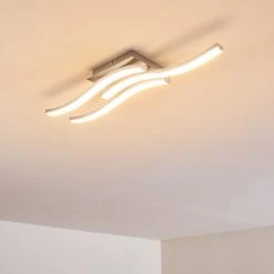 Hofstein Nendaz Deckenleuchte LED Nickel-Matt, 3-flammig -LED Leuchten Verkäufe 2022 nendaz deckenleuchte h3299425 do1 9