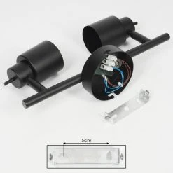 Hofstein Nestavel Deckenleuchte LED Schwarz, 2-flammig -LED Leuchten Verkäufe 2022 nestavel deckenleuchte h3653111 4