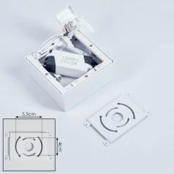 Hofstein Netstal Deckenleuchte LED Wei&szlig;, 1-flammig -LED Leuchten Verkäufe 2022 netstal deckenleuchte h3550687 4