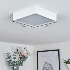 Hofstein Netstal Deckenleuchte LED Wei&szlig;, 1-flammig -LED Leuchten Verkäufe 2022 netstal deckenleuchte h3550717 3