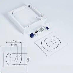 Hofstein Netstal Deckenleuchte LED Wei&szlig;, 1-flammig -LED Leuchten Verkäufe 2022 netstal deckenleuchte h3550717 4
