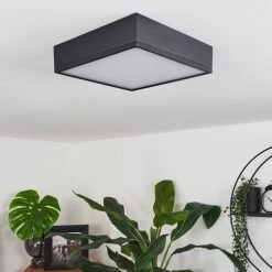 Hofstein Netstal Deckenleuchte LED Schwarz, 1-flammig -LED Leuchten Verkäufe 2022 netstal deckenleuchte h3550731 9