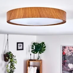 Hofstein Nexo Deckenleuchte LED Holz dunkel, 1-flammig -LED Leuchten Verkäufe 2022 nexo deckenleuchte h3390771 9