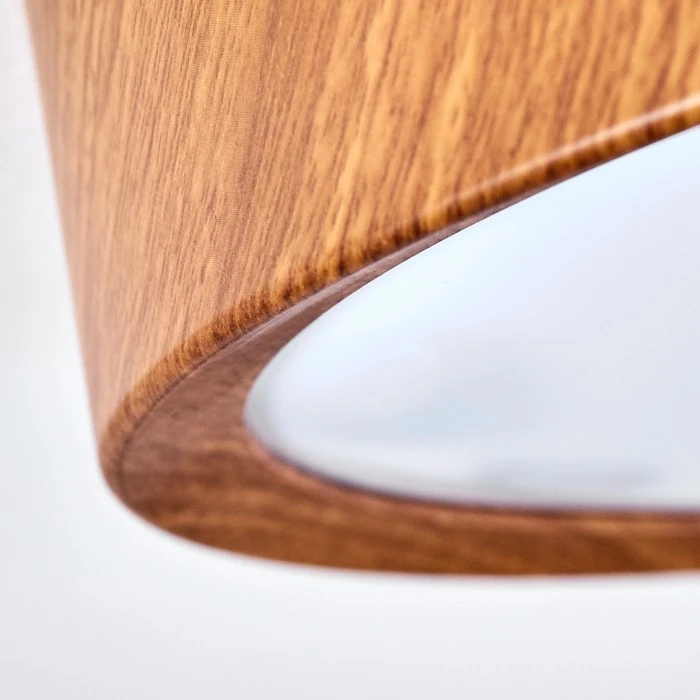 Hofstein Nexo Deckenleuchte LED Weiß, Holz dunkel, 1-flammig 3 Hofstein Nexo Deckenleuchte LED Weiß, Holz dunkel, 1-flammig – Bild 3