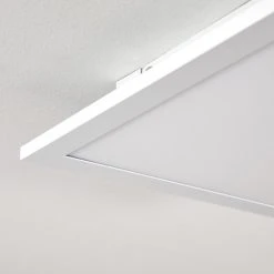 Hofstein Nexo Deckenpanel LED Wei&szlig;, 1-flammig, Fernbedienung -LED Leuchten Verkäufe 2022 nexo deckenpanel h3297025 do1 10