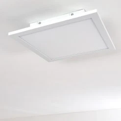 Hofstein Nexo Deckenpanel LED Wei&szlig;, 1-flammig, Fernbedienung -LED Leuchten Verkäufe 2022 nexo deckenpanel h3297025 do1 4