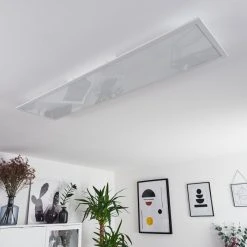 Hofstein Nexo Deckenpanel LED Wei&szlig;, 1-flammig, Fernbedienung -LED Leuchten Verkäufe 2022 nexo deckenpanel h3391334 11