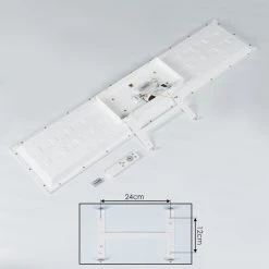 Hofstein Nexo Deckenpanel LED Wei&szlig;, 1-flammig, Fernbedienung -LED Leuchten Verkäufe 2022 nexo deckenpanel h3391334 4
