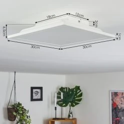 Hofstein Nexo LED Panel Wei&szlig;, 1-flammig -LED Leuchten Verkäufe 2022 nexo led panel h3383414 3