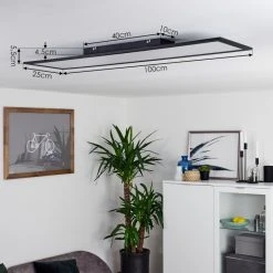 Hofstein Nexo LED Panel Schwarz, 1-flammig, Fernbedienung -LED Leuchten Verkäufe 2022 nexo led panel h3383728 4