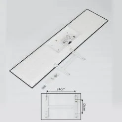 Hofstein Nexo LED Panel Schwarz, 1-flammig, Fernbedienung -LED Leuchten Verkäufe 2022 nexo led panel h3383780 10