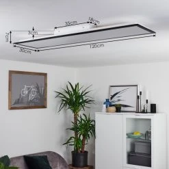 Hofstein Nexo LED Panel Schwarz, 1-flammig, Fernbedienung -LED Leuchten Verkäufe 2022 nexo led panel h3383780 11