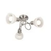 Nino Leuchten DAYTONA Deckenleuchte LED Nickel-Matt, 3-flammig