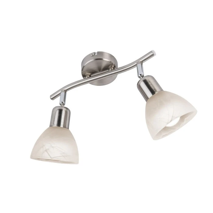 Nino Leuchten DAYTONA Deckenleuchte LED Nickel-Matt, 2-flammig 1 Nino Leuchten DAYTONA Deckenleuchte LED Nickel-Matt, 2-flammig