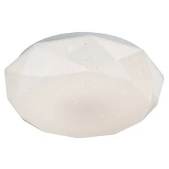 Nino Leuchten DIAMOND Deckenleuchte LED Weiß, 1-flammig