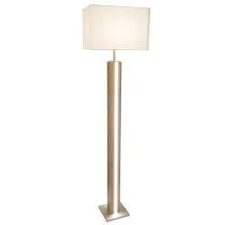 Nino Leuchten FOREST Stehleuchte LED Holz hell, 2-flammig