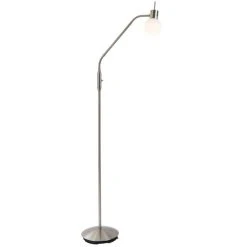 Nino Leuchten LOXY Stehleuchte LED Nickel-Matt, 1-flammig