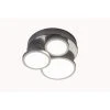 Nino Leuchten NEO Deckenleuchte LED Nickel-Matt, 3-flammig