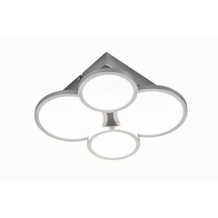 Nino Leuchten NEO Deckenleuchte LED Nickel-Matt, 4-flammig 1 Nino Leuchten NEO Deckenleuchte LED Nickel-Matt, 4-flammig