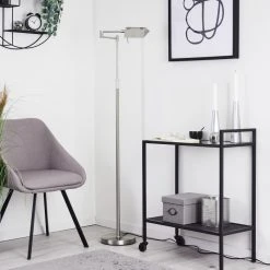 Hofstein Norrlida Stehleuchte LED Nickel-Matt, 1-flammig -LED Leuchten Verkäufe 2022 norrlida stehleuchte h3426081 11