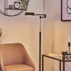 Hofstein Norrlida Stehleuchte LED Chrom, Schwarz, 1-flammig -LED Leuchten Verkäufe 2022 norrlida stehleuchte h3426104 6