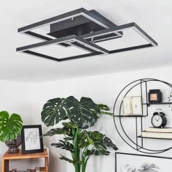 Hofstein Oberegg Deckenleuchte LED Wei&szlig;, 1-flammig, Fernbedienung -LED Leuchten Verkäufe 2022 oberegg deckenleuchte h3552261 9