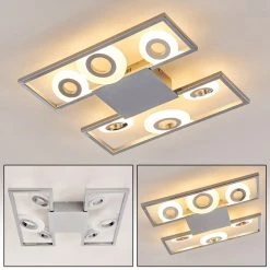 Hofstein Obip Deckenleuchte LED Chrom, 1-flammig