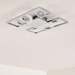 Hofstein Obip Deckenleuchte LED Chrom, 1-flammig -LED Leuchten Verkäufe 2022 obip deckenleuchte h3302460 do1 12