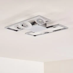 Hofstein Obip Deckenleuchte LED Chrom, 1-flammig -LED Leuchten Verkäufe 2022 obip deckenleuchte h3302460 do1 13