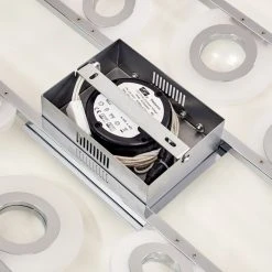 Hofstein Obip Deckenleuchte LED Chrom, 1-flammig -LED Leuchten Verkäufe 2022 obip deckenleuchte h3302460 do1 15