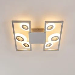 Hofstein Obip Deckenleuchte LED Chrom, 1-flammig -LED Leuchten Verkäufe 2022 obip deckenleuchte h3302460 do1 5