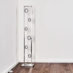 Hofstein Obip Stehleuchte LED Chrom, 1-flammig -LED Leuchten Verkäufe 2022 obip stehleuchte h3300480 do1 5