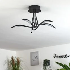 Hofstein Oetling Deckenleuchte LED Schwarz, 1-flammig -LED Leuchten Verkäufe 2022 oetling deckenleuchte h3560198 10