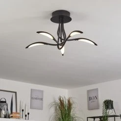 Hofstein Oetling Deckenleuchte LED Schwarz, 1-flammig -LED Leuchten Verkäufe 2022 oetling deckenleuchte h3560198 8