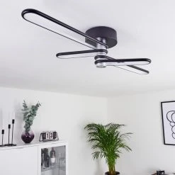 Hofstein Olul Deckenleuchte LED Schwarz, Wei&szlig;, 2-flammig -LED Leuchten Verkäufe 2022 olul deckenleuchte h3419854 11