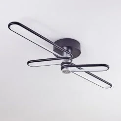 Hofstein Olul Deckenleuchte LED Schwarz, Wei&szlig;, 2-flammig -LED Leuchten Verkäufe 2022 olul deckenleuchte h3419854 7