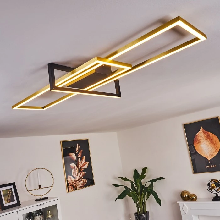 Hofstein Omega Deckenleuchte LED Schwarz, 1-flammig 11 Hofstein Omega Deckenleuchte LED Schwarz, 1-flammig – Bild 11