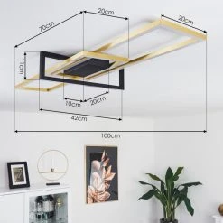Hofstein Omega Deckenleuchte LED Schwarz, 1-flammig 15 Hofstein Omega Deckenleuchte LED Schwarz, 1-flammig -LED Leuchten Verkäufe 2022 omega deckenleuchte h3427903 3