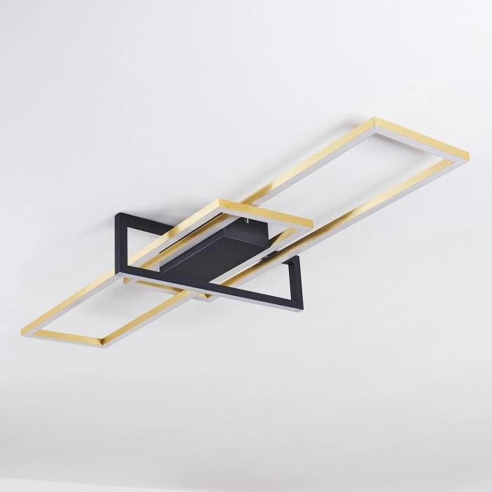 Hofstein Omega Deckenleuchte LED Schwarz, 1-flammig 8 Hofstein Omega Deckenleuchte LED Schwarz, 1-flammig – Bild 8