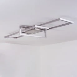 Hofstein Omega Deckenleuchte LED Nickel-Matt, 1-flammig -LED Leuchten Verkäufe 2022 omega deckenleuchte h3436516 7