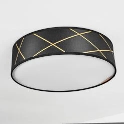 Hofstein Opatija Deckenleuchte LED Schwarz, Wei&szlig;, Gold, 1-flammig -LED Leuchten Verkäufe 2022 opatija deckenleuchte h3434055 6