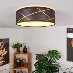 Hofstein Opatija Deckenleuchte LED Schwarz, Wei&szlig;, Gold, 1-flammig -LED Leuchten Verkäufe 2022 opatija deckenleuchte h3438206 5